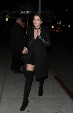 ASHLEY BENSON Arrives at Nice Guy in West Hollywood 01/24/2016