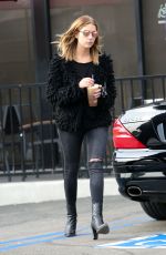 ASHLEY BENSON at a Coffee Bean in West Hollywood 01/14/2016