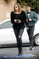 ASHLEY BENSON at a Coffee Bean in West Hollywood 01/14/2016
