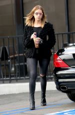 ASHLEY BENSON at a Coffee Bean in West Hollywood 01/14/2016