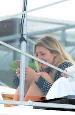 ASHLEY BENSON in Bikii Top at a Pool in Miami 01/29/2016