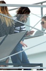 ASHLEY BENSON in Bikii Top at a Pool in Miami 01/29/2016