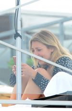 ASHLEY BENSON in Bikii Top at a Pool in Miami 01/29/2016