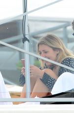 ASHLEY BENSON in Bikii Top at a Pool in Miami 01/29/2016