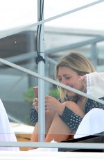 ASHLEY BENSON in Bikii Top at a Pool in Miami 01/29/2016