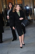 ASHLEY BENSON Leaves SiriusXM Studios in New York 01/11/2016
