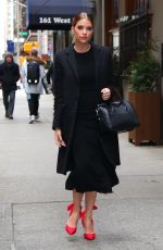 ASHLEY BENSON Out and About in New York 01/12/2016