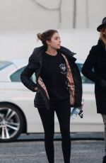ASHLEY BENSON Out and About in West Hollywood 01/05/2016