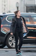 ASHLEY BENSON Out and About in West Hollywood 01/05/2016