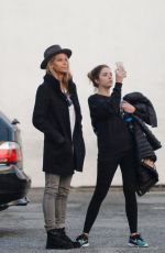 ASHLEY BENSON Out and About in West Hollywood 01/05/2016