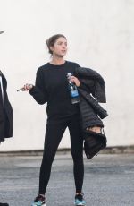 ASHLEY BENSON Out and About in West Hollywood 01/05/2016