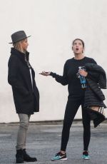 ASHLEY BENSON Out and About in West Hollywood 01/05/2016