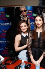 ASHLEY BENSON, SHAY MITCHELL, LUCY HALE, SASHA PIETERSE and TROIAN BELLISARIO ar SiriusXM Studio in New York 01/11/2016