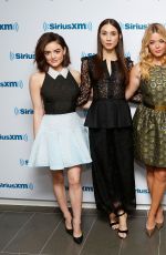 ASHLEY BENSON, SHAY MITCHELL, LUCY HALE, SASHA PIETERSE and TROIAN BELLISARIO ar SiriusXM Studio in New York 01/11/2016