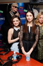 ASHLEY BENSON, SHAY MITCHELL, LUCY HALE, SASHA PIETERSE and TROIAN BELLISARIO ar SiriusXM Studio in New York 01/11/2016