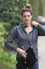 ASHLEY GREENE in Leggings Heading to a Gym in Los Angeles 01/19/2016