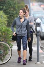 ASHLEY GREENE in Leggings Heading to a Gym in Los Angeles 01/19/2016