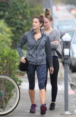 ASHLEY GREENE in Leggings Heading to a Gym in Los Angeles 01/19/2016