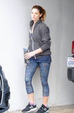 ASHLEY GREENE Leaves a Gym in Los Angeles 01/08/2016