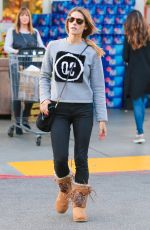 ASHLEY GREENE Shopping at Bristol Farms in Los Angeles 01/15/2016