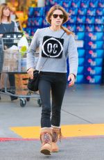 ASHLEY GREENE Shopping at Bristol Farms in Los Angeles 01/15/2016