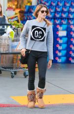ASHLEY GREENE Shopping at Bristol Farms in Los Angeles 01/15/2016