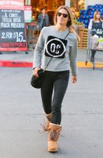 ASHLEY GREENE Shopping at Bristol Farms in Los Angeles 01/15/2016