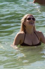 ASHLEY JAMES in Bikini on the Beach in Bali 01/05/2016