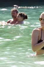 ASHLEY JAMES in Bikini on the Beach in Bali 01/05/2016