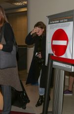 ASHLEY OLSEN at LAX Airport in Los Angeles 01/28/2016