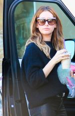 ASHLEY TISDALE Out and About in Studio City 01/13/2016