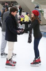 BAILEE MADISON Ice Skating at Nathan Phillips Square in Toronto 01/17/2016