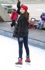 BAILEE MADISON Ice Skating at Nathan Phillips Square in Toronto 01/17/2016