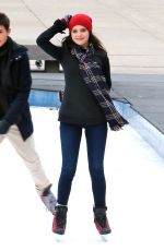 BAILEE MADISON Ice Skating at Nathan Phillips Square in Toronto 01/17/2016