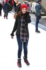 BAILEE MADISON Ice Skating at Nathan Phillips Square in Toronto 01/17/2016