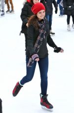 BAILEE MADISON Ice Skating at Nathan Phillips Square in Toronto 01/17/2016