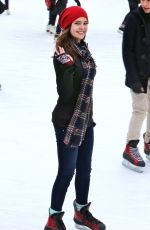 BAILEE MADISON Ice Skating at Nathan Phillips Square in Toronto 01/17/2016