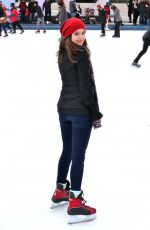 BAILEE MADISON Ice Skating at Nathan Phillips Square in Toronto 01/17/2016