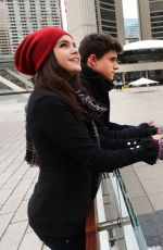 BAILEE MADISON Ice Skating at Nathan Phillips Square in Toronto 01/17/2016