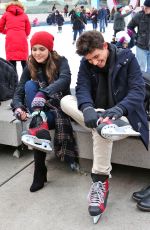 BAILEE MADISON Ice Skating at Nathan Phillips Square in Toronto 01/17/2016