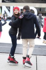 BAILEE MADISON Ice Skating at Nathan Phillips Square in Toronto 01/17/2016