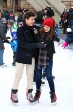 BAILEE MADISON Ice Skating at Nathan Phillips Square in Toronto 01/17/2016