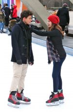 BAILEE MADISON Ice Skating at Nathan Phillips Square in Toronto 01/17/2016