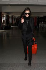 BELLA HADID at Los Angeles International Airport 01/04/2016