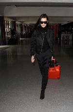 BELLA HADID at Los Angeles International Airport 01/04/2016