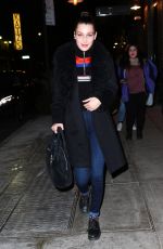 BELLA HADID Night Out in New York 01/05/2016