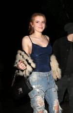 BELLA THORNE in Ripped Jeans at Nice Guy in West Hollywood 01/23/2016