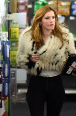 BELLA THORNE Out and About in Los Angeles 12/31/2015