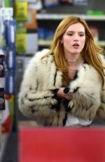 BELLA THORNE Out and About in Los Angeles 12/31/2015