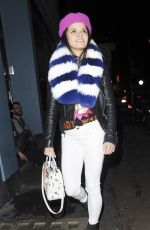 BIP LING Leaves Groucho Club in London 01/22/2016